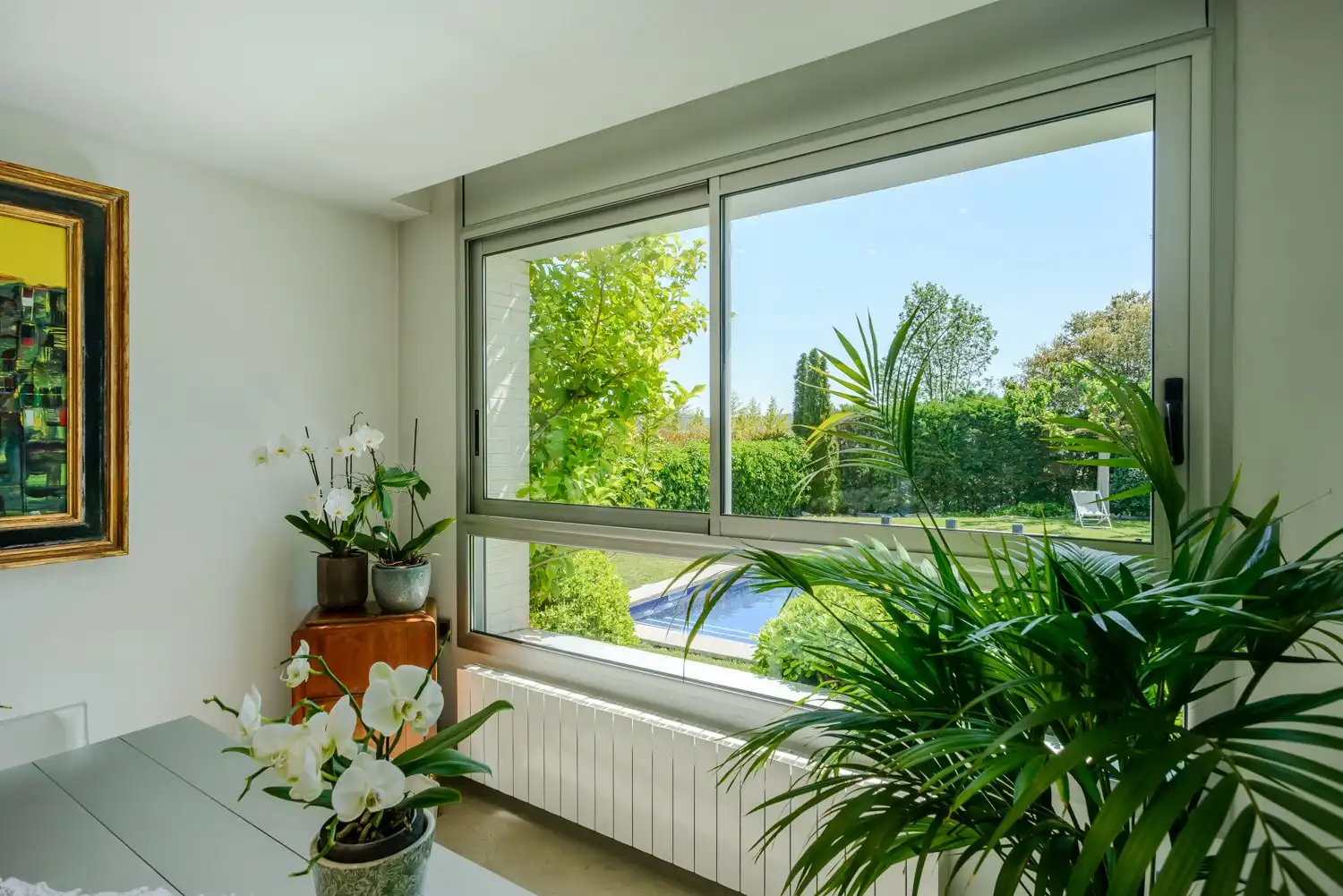 Garden of Houses for sale in Girona  with Air Conditioner, Heating and Storage room