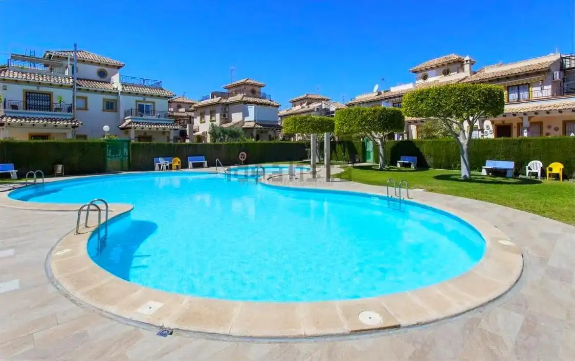 Swimming pool of Apartments for sale in Orihuela  with Air Conditioner, Heating and Community pool