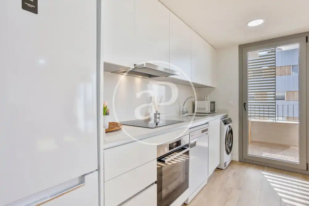 Kitchen of Flat for rent in Quart de Poblet  with Air Conditioner, Heating and Private garden