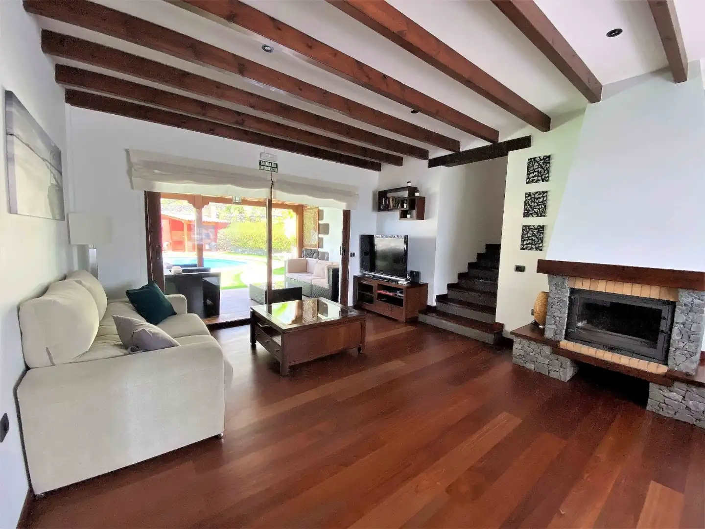 Living room of Houses for sale in Frontera  with Air Conditioner, Parquet flooring and Terrace