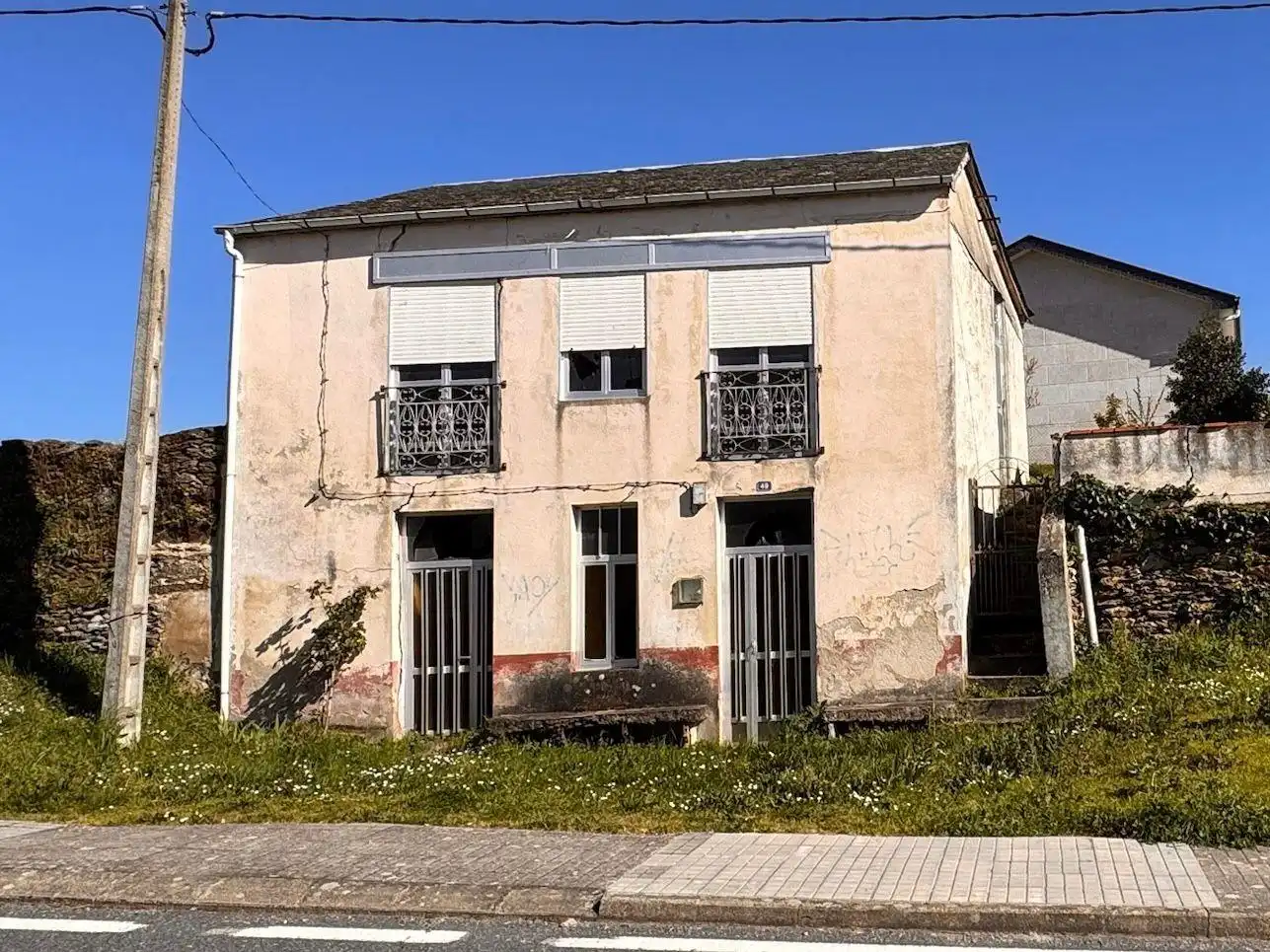 Vista exterior de Casa o xalet en venda en Viana do Bolo