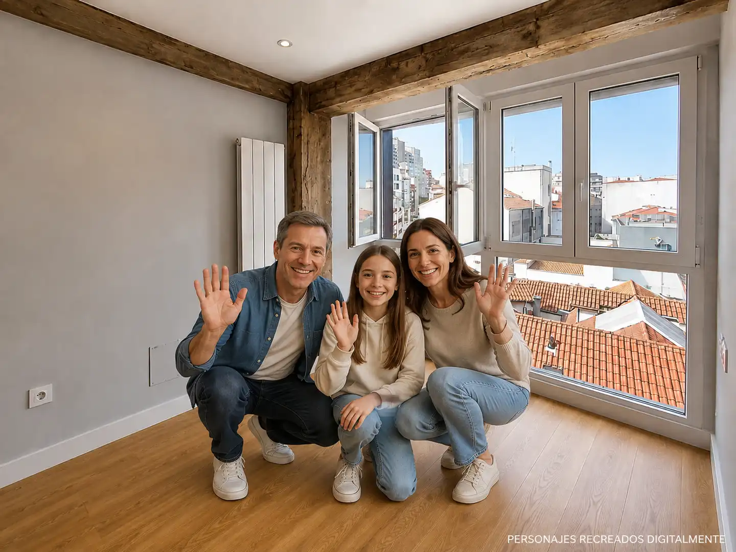 Vista exterior de Piso de alquiler en Santander con Calefacción, Trastero y Horno