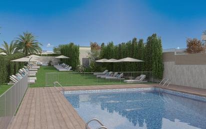 Swimming pool of Flat for sale in Badajoz Capital  with Air Conditioner