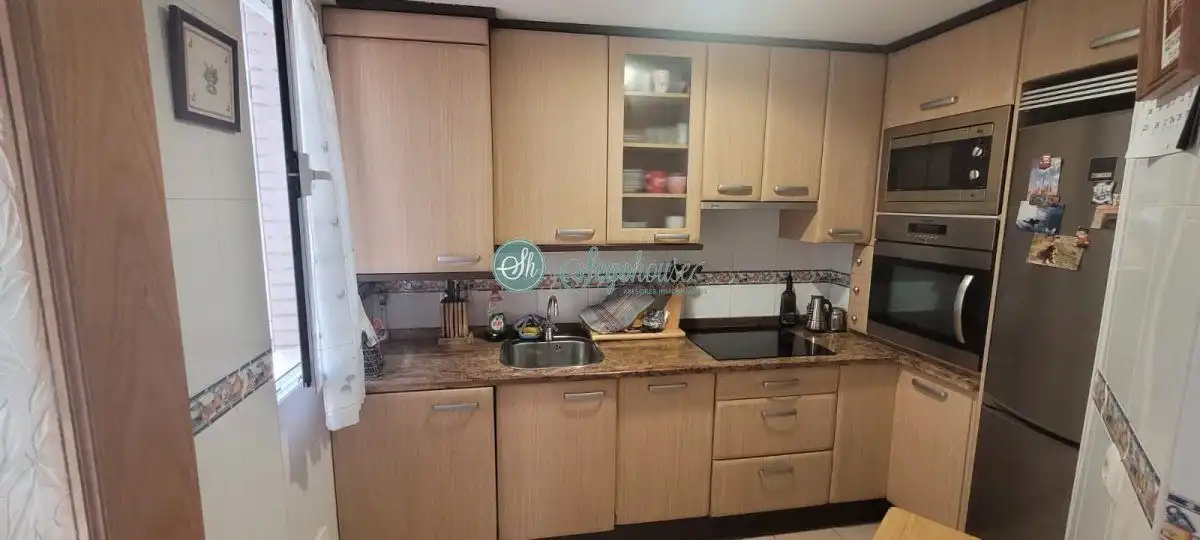 Kitchen of Flat for sale in Segovia  with Heating, Terrace and Furnished