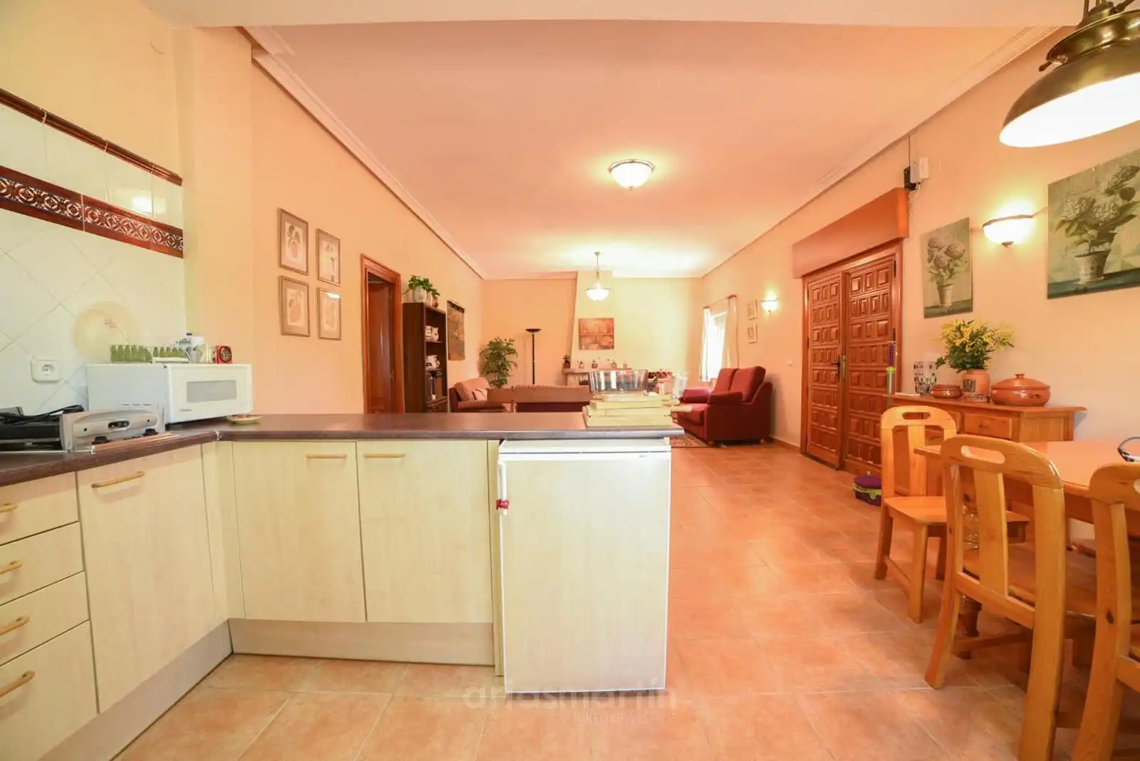 Cuina de Casa o xalet en venda en Salamanca amb Jardí privat, Terrassa i Piscina