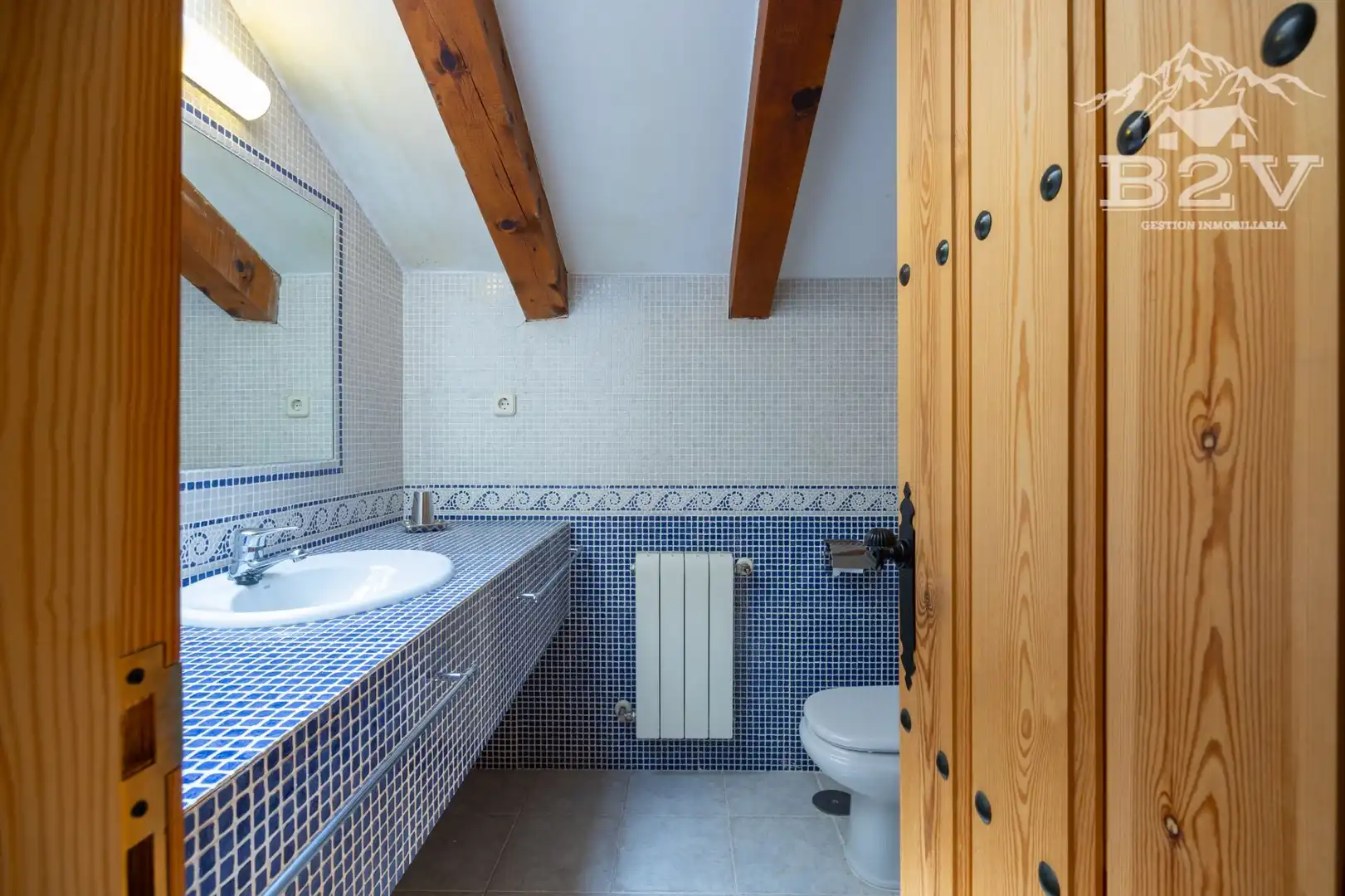 Baño de Casa o chalet en venta en Garganta de los Montes con Aire acondicionado, Calefacción y Jardín privado