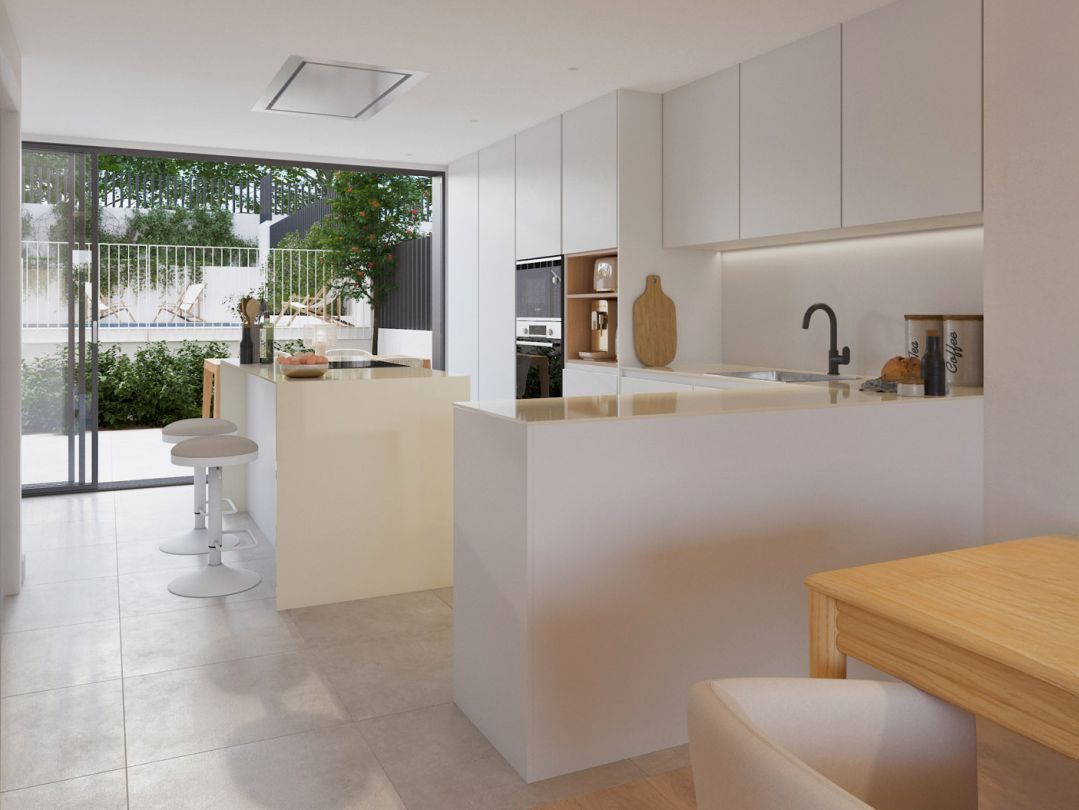 Kitchen of House or chalet for sale in Girona Capital  with Air Conditioner, Heating and Private garden