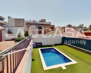 Terrace of Flat for sale in Sant Adrià de Besòs  with Terrace, Swimming Pool and Balcony