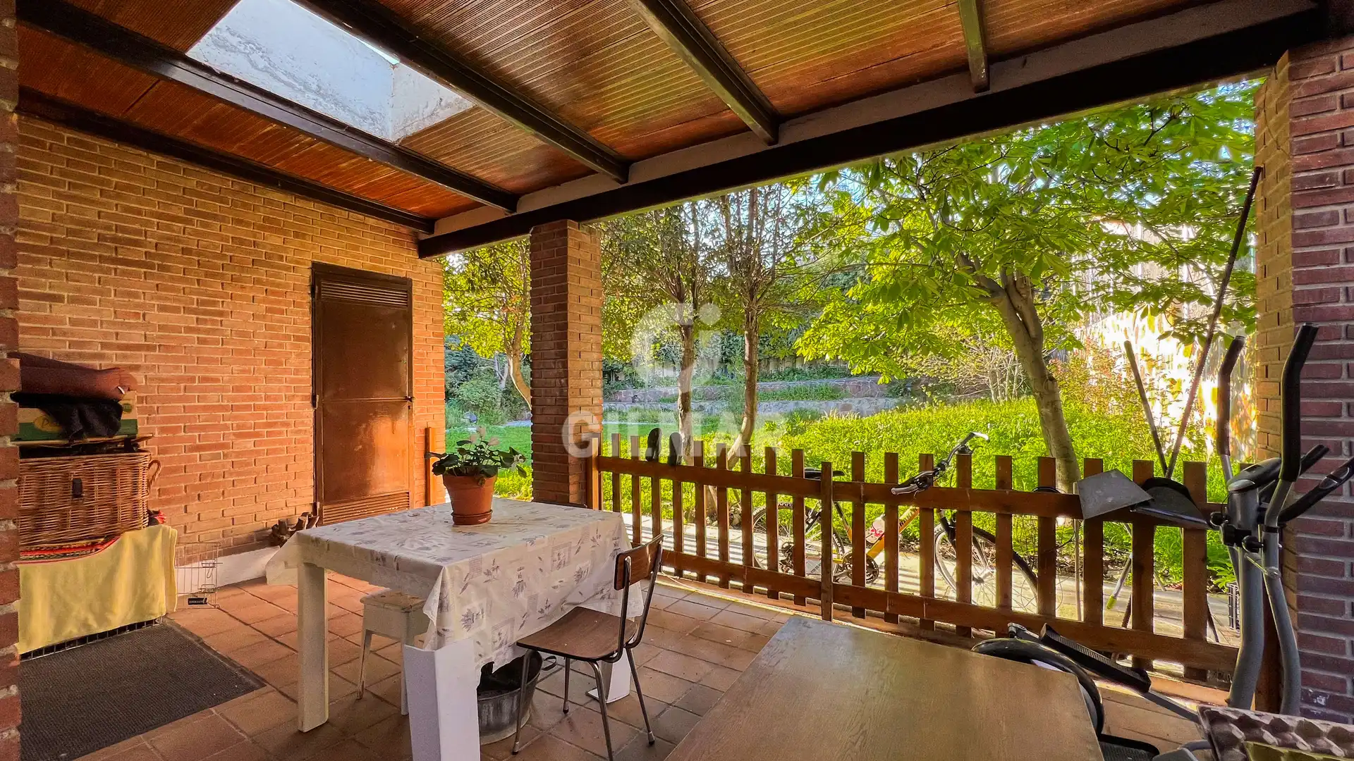 Jardín de Casa adosada en venta en Collado Mediano con Calefacción, Jardín privado y Piscina