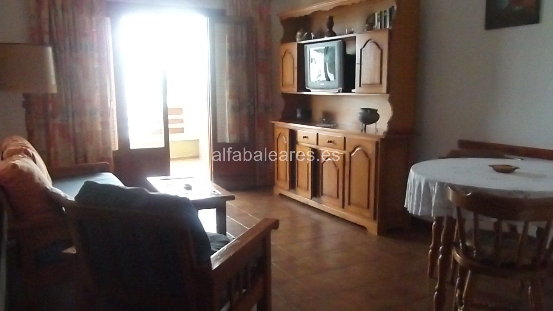 Sala d'estar de Apartament en venda en Muro amb Terrassa i Moblat