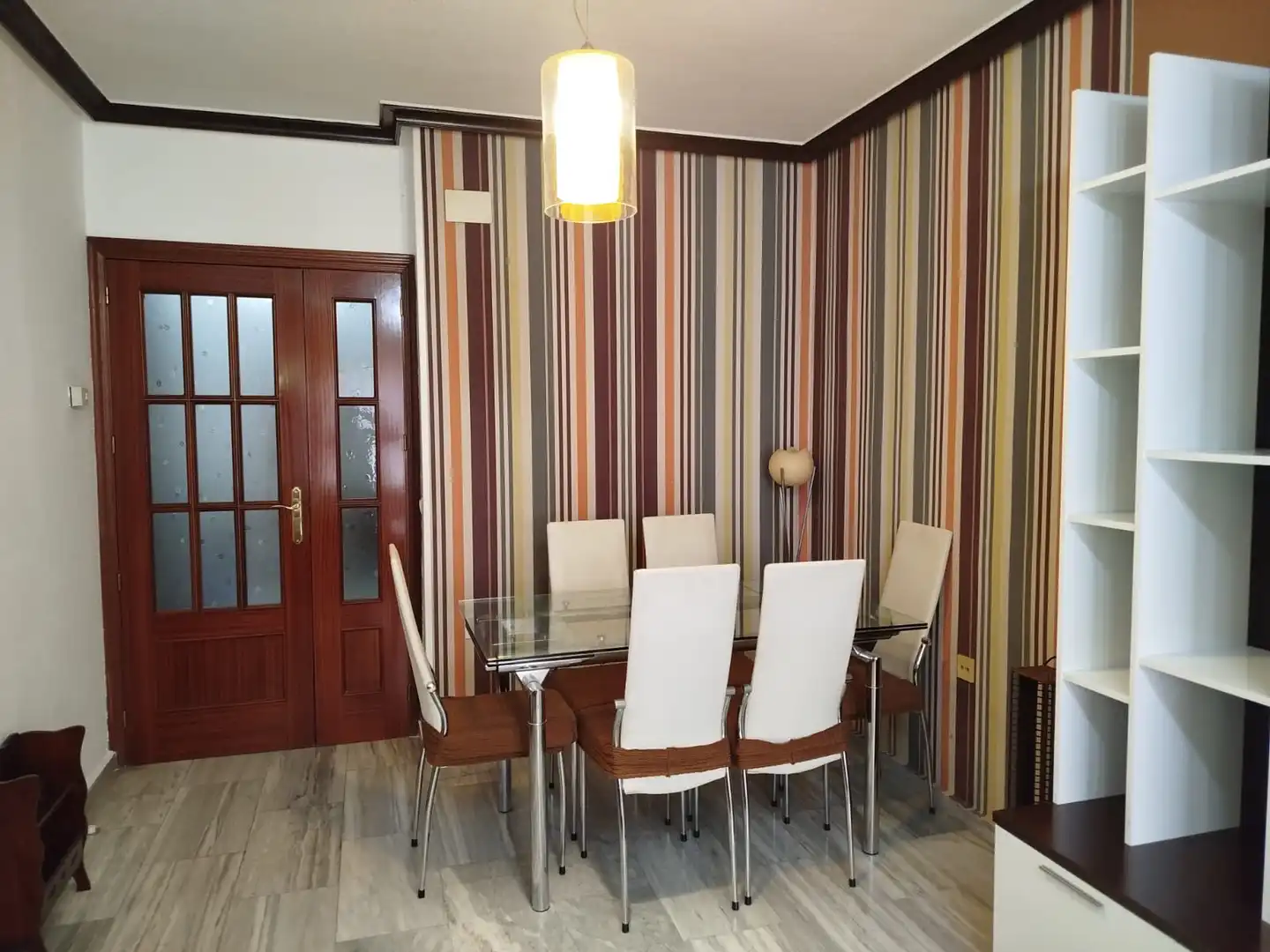 Dining room of Flat for rent in Ciudad Real  with Heating, Terrace and Furnished