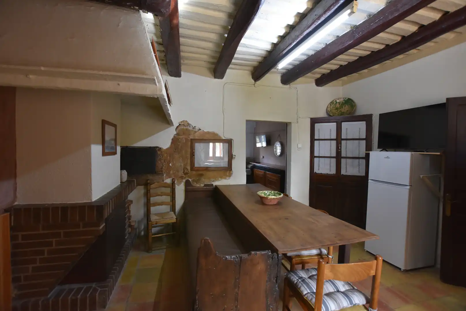 Cocina de Finca rústica en venta en Girona con Calefacción, Jardín privado y Amueblado