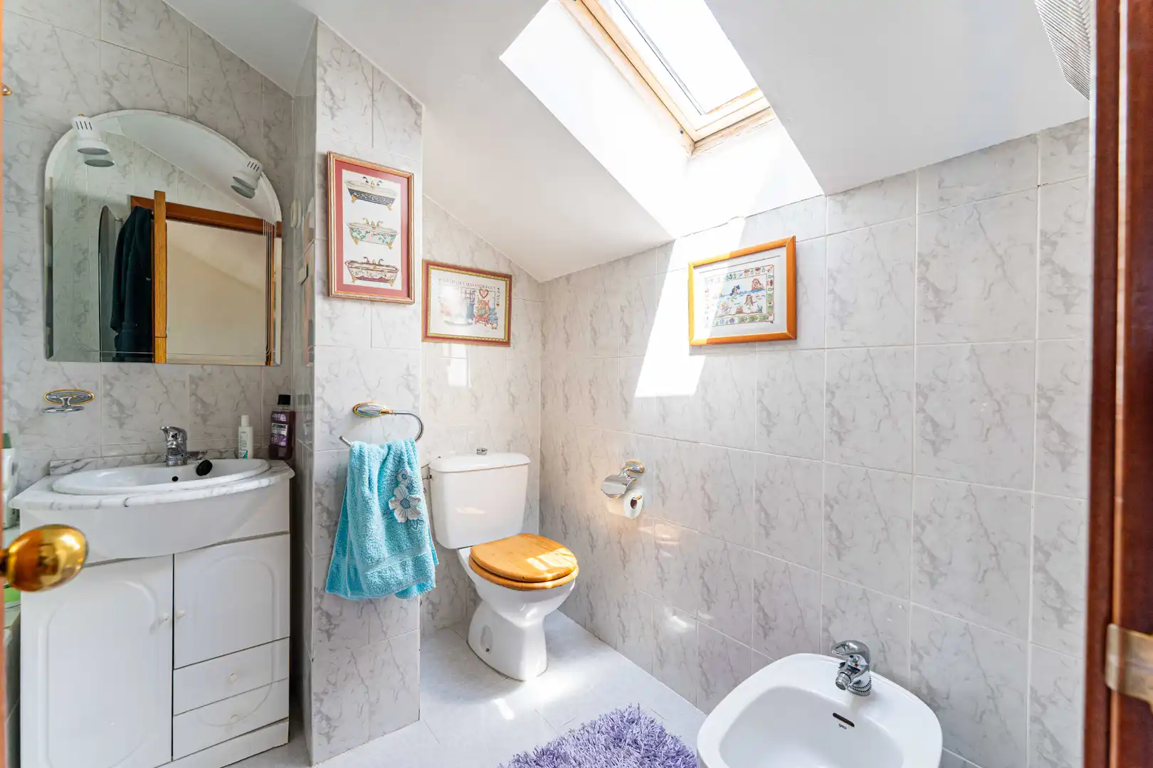 Baño de Ático en venta en Alpedrete con Calefacción, Terraza y Amueblado