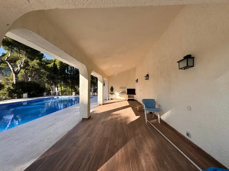 Terrassa de Casa o xalet en venda en Cabrera de Mar amb Aire condicionat, Calefacció i Jardí privat