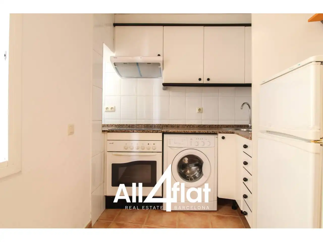 Küche von Loft zum Verkauf in Barcelona mit Möbliert und Alarm