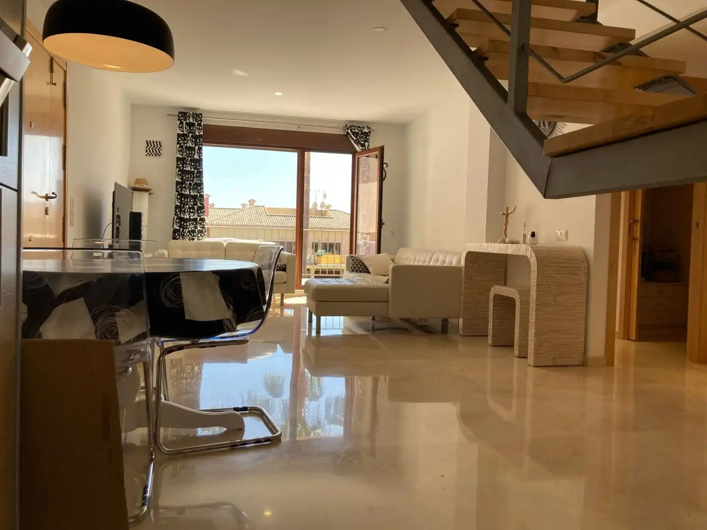 Living room of Attic for sale in Moraira  with Air Conditioner, Heating and Terrace