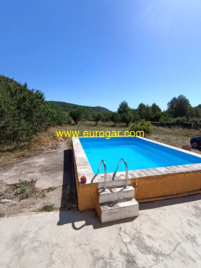 Piscina de Finca rústica en venta en Chiva con Jardín privado, Terraza y Trastero