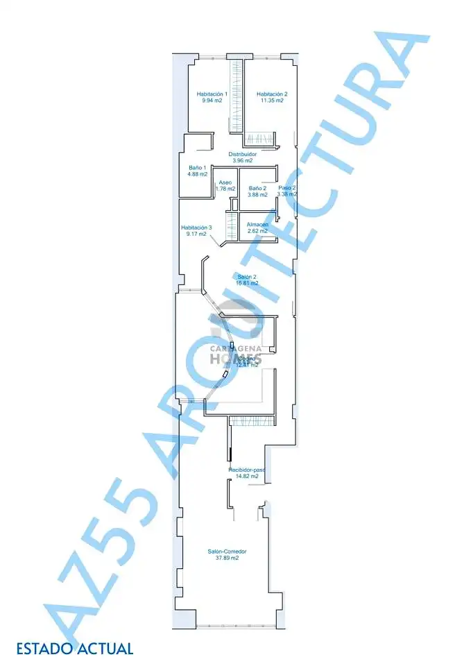 Flat for sale in Cartagena  with Air Conditioner, Parquet flooring and Storage room