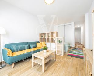 Sala d'estar de Estudi de lloguer en Las Palmas de Gran Canaria amb Moblat
