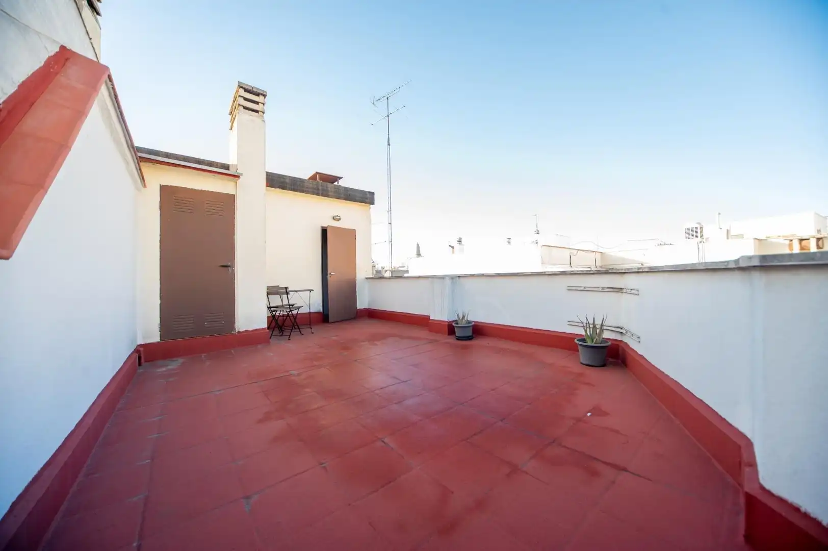 Terraza de Estudio de alquiler en Madrid con Aire acondicionado, Calefacción y Parquet