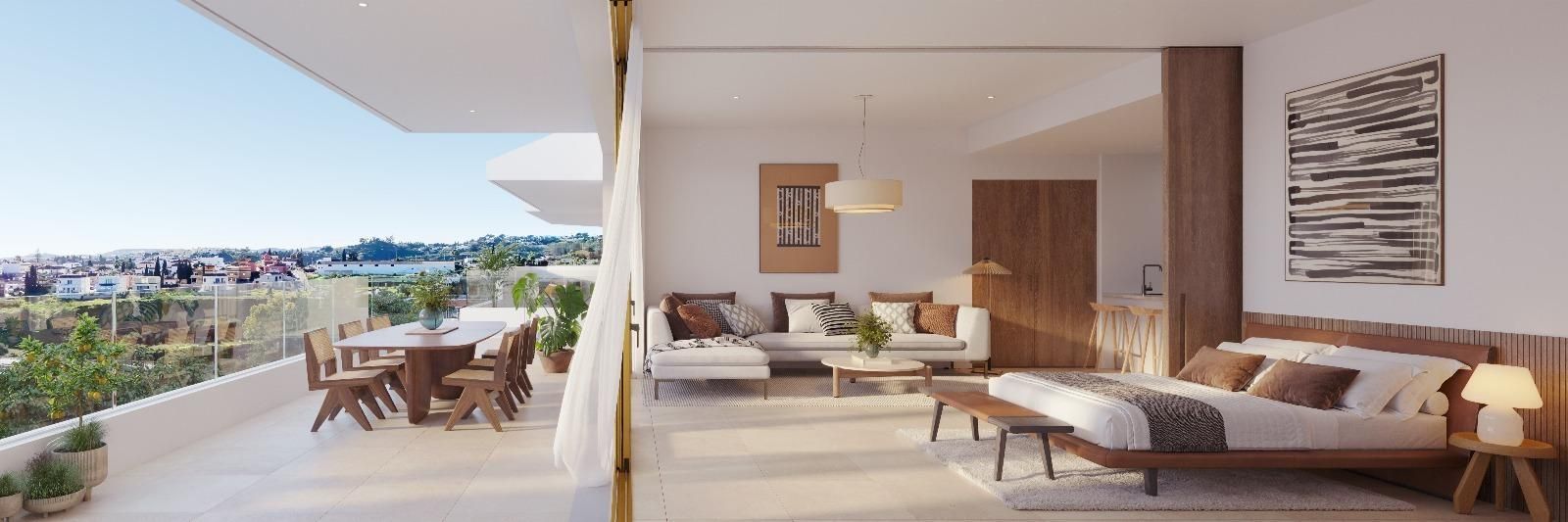 Living room of Apartment for sale in Fuengirola  with Air Conditioner, Private garden and Terrace