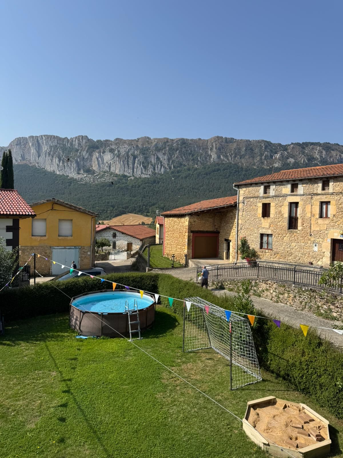 Exterior view of House or chalet for sale in Valdegovia / Gaubea  with Heating, Terrace and Swimming Pool