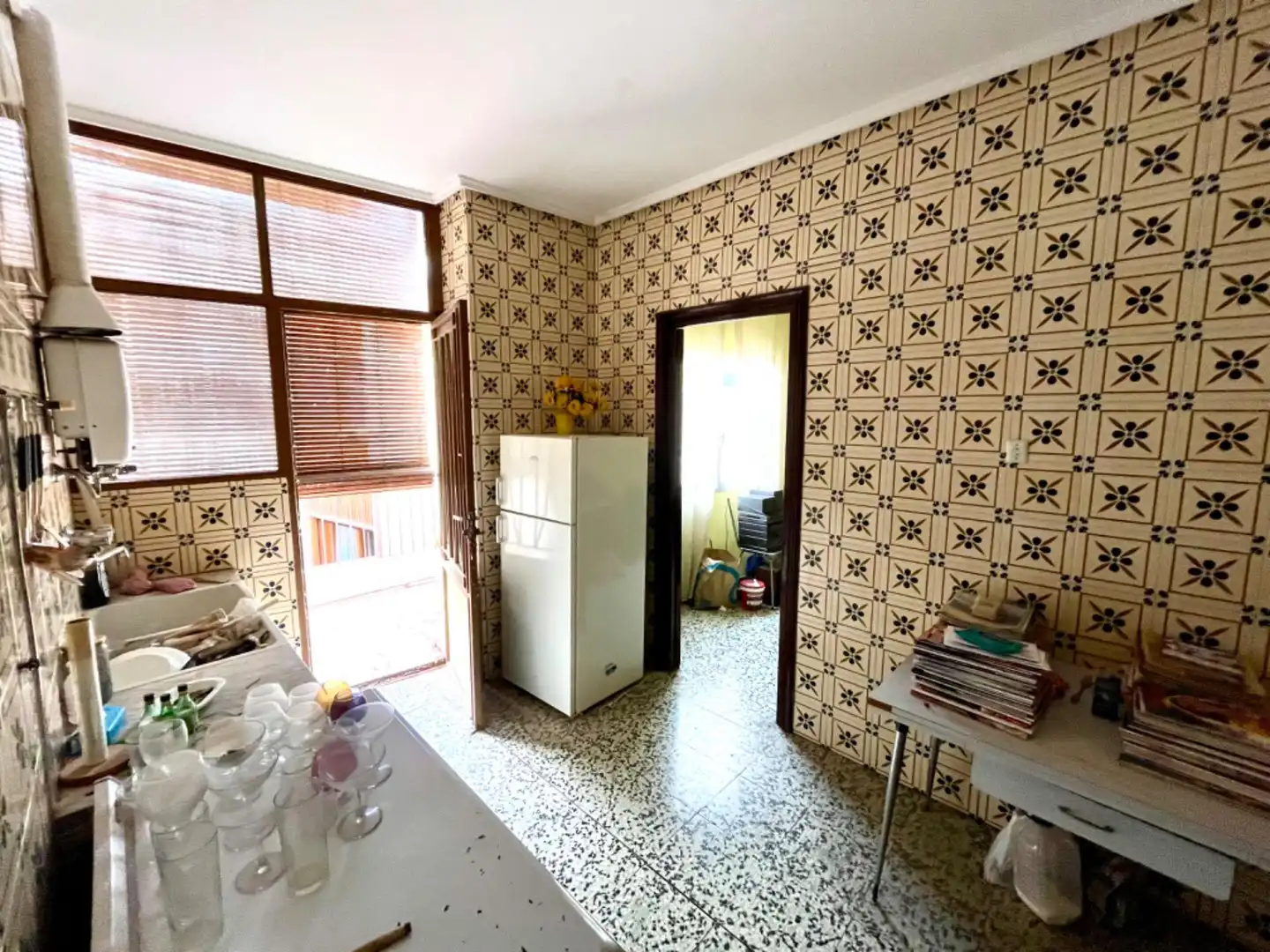 Kitchen of Flat for sale in Tudela  with Heating, Terrace and Storage room