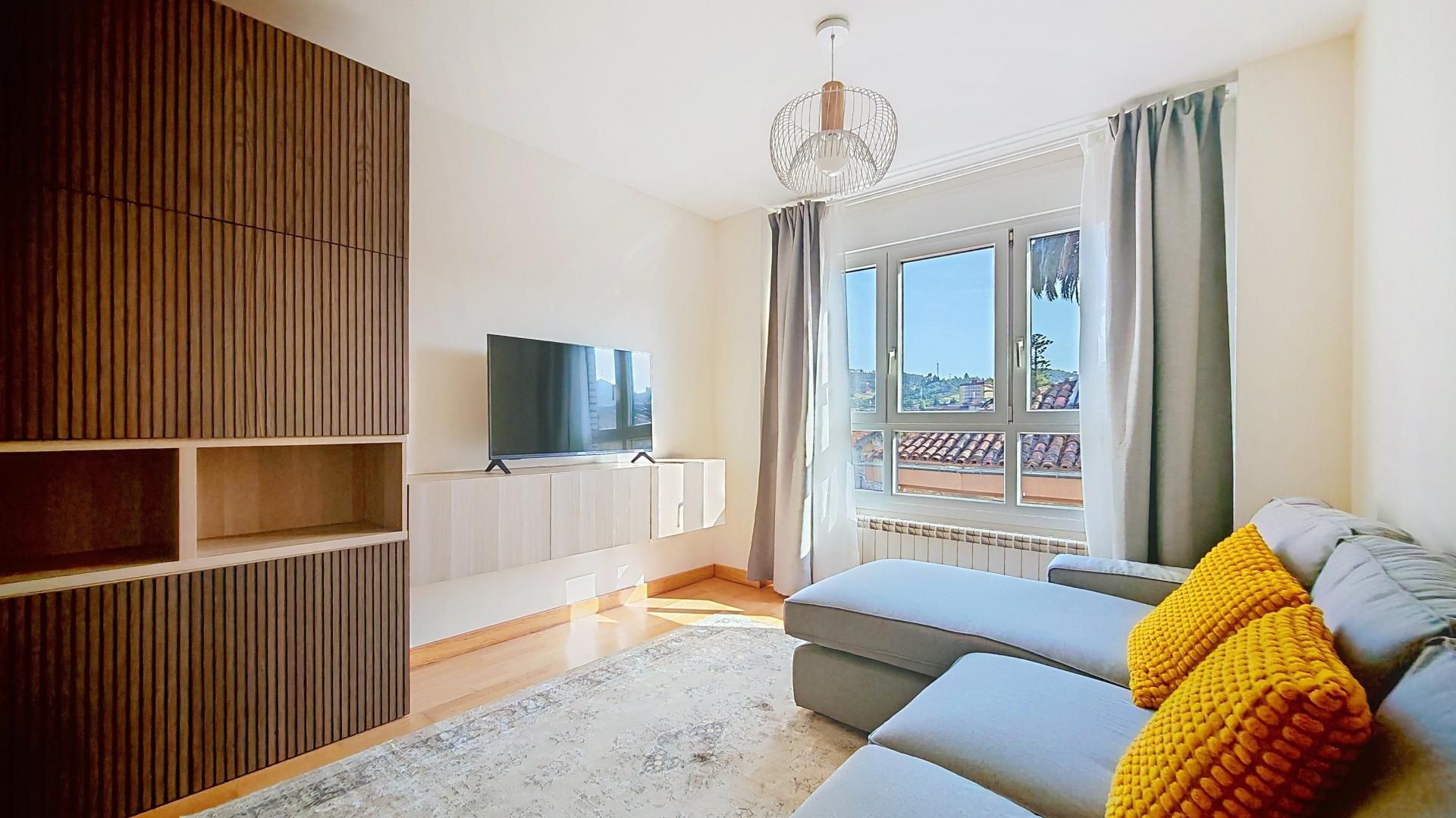 Living room of Apartment to rent in Avilés  with Heating