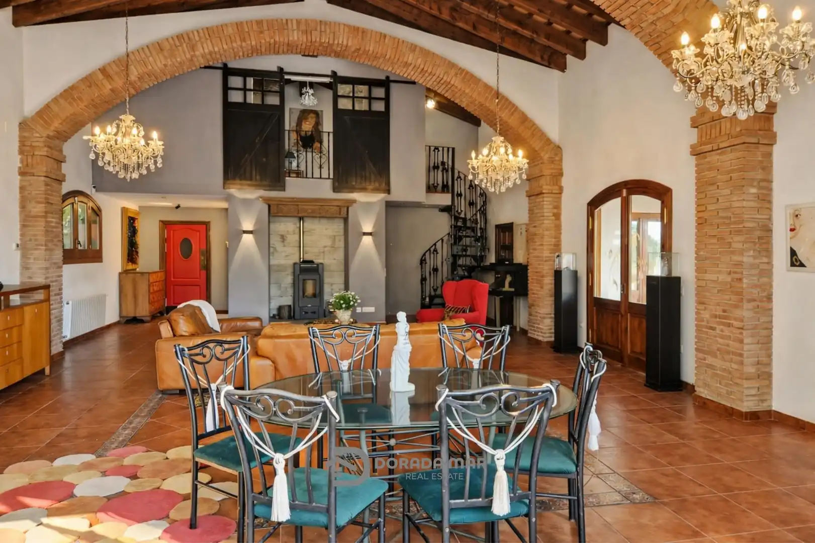 Comedor de Casa o chalet en venta en Olivella con Calefacción y Jardín privado
