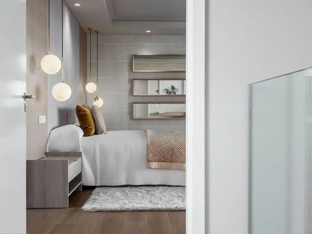 Bedroom of Houses for sale in Estepona  with Air Conditioner, Private garden and Terrace