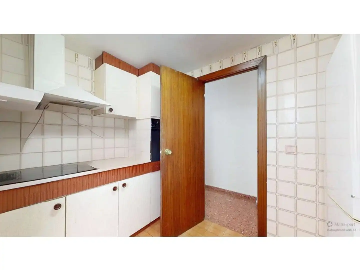 Kitchen of Flat for sale in Valencia  with Air Conditioner