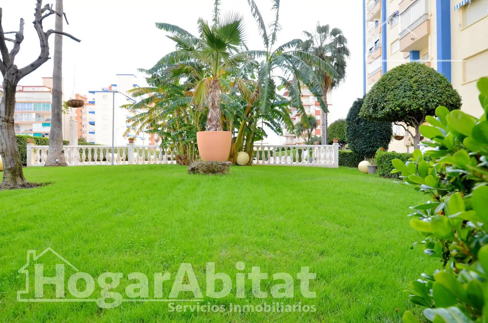 Garden of Flat for sale in Gandia  with Air Conditioner, Private garden and Community pool