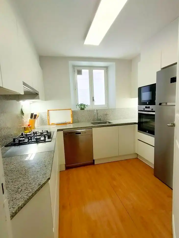 Küche von Einfamilien-Reihenhaus zum Verkauf in Palamós mit Parkett, Terrasse und Balkon