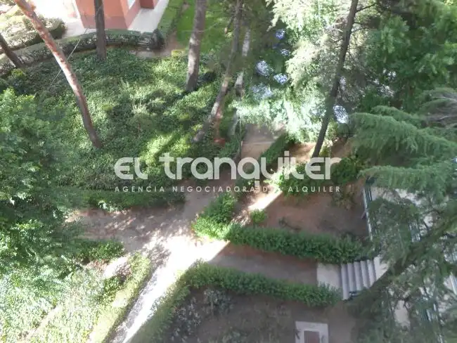 Garten von Wohnung zur Miete in Madrid mit Terrasse