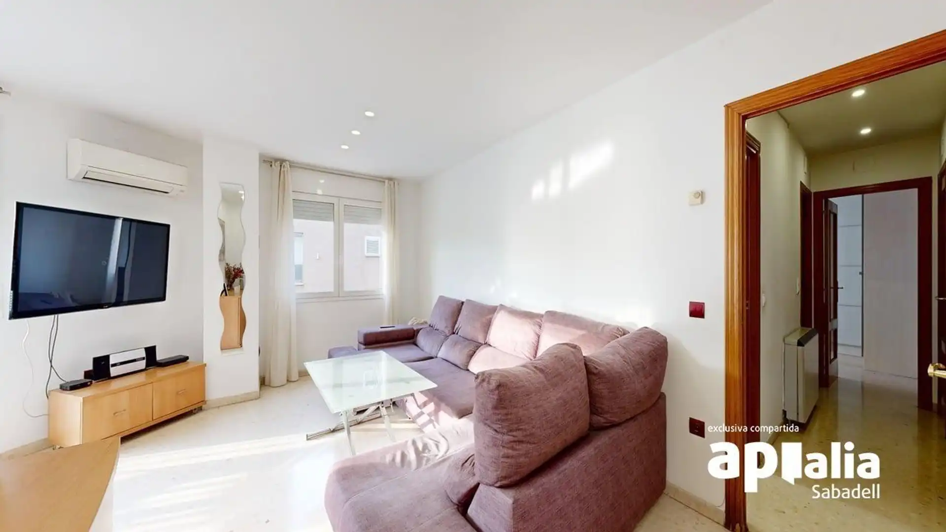 Sala de estar de Piso en venta en Barberà del Vallès con Aire acondicionado y Balcón