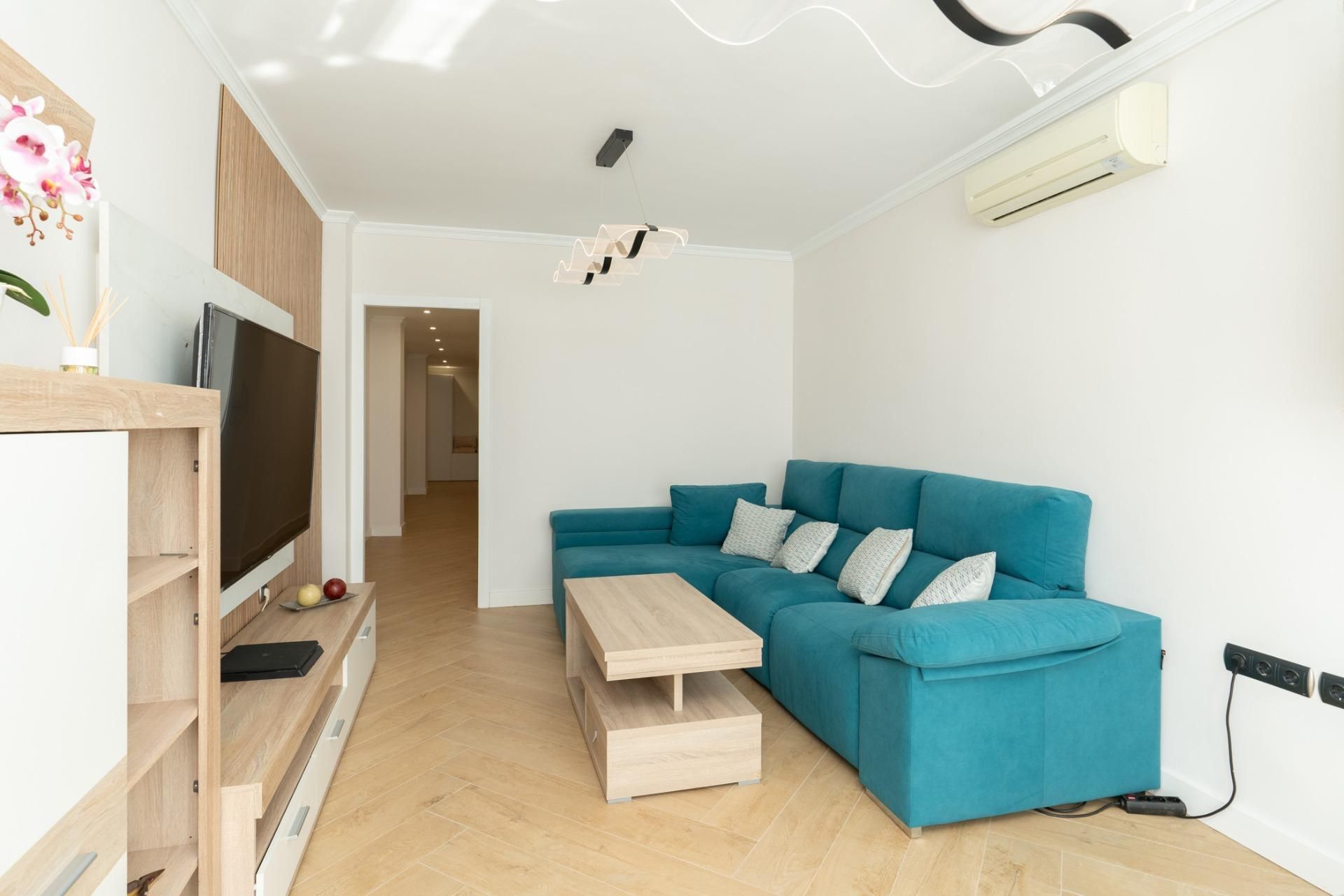 Wohnzimmer von Wohnung zum Verkauf in Motril mit Klimaanlage