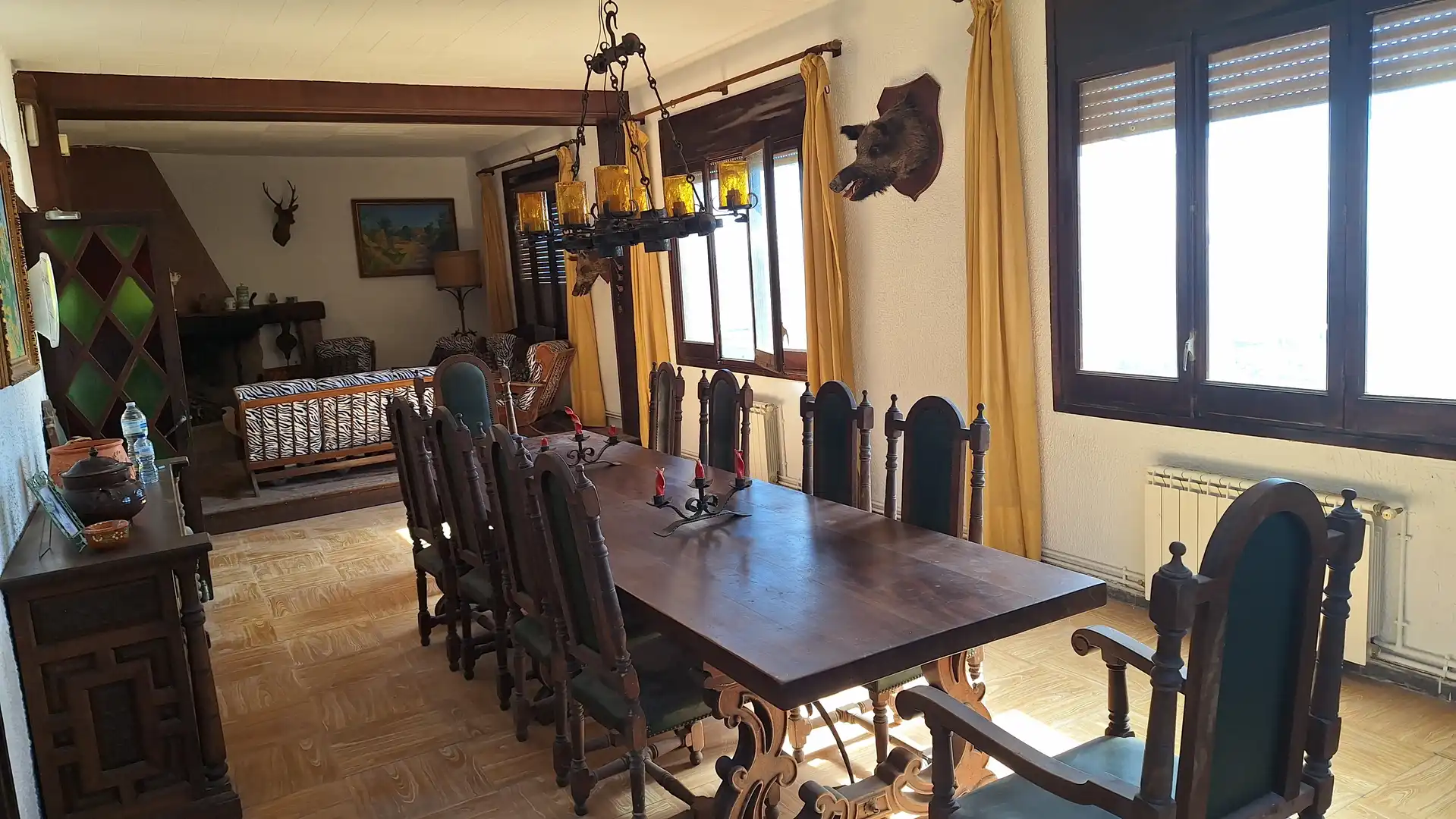 Comedor de Finca rústica en venta en Figuerola del Camp con Calefacción, Jardín privado y Amueblado