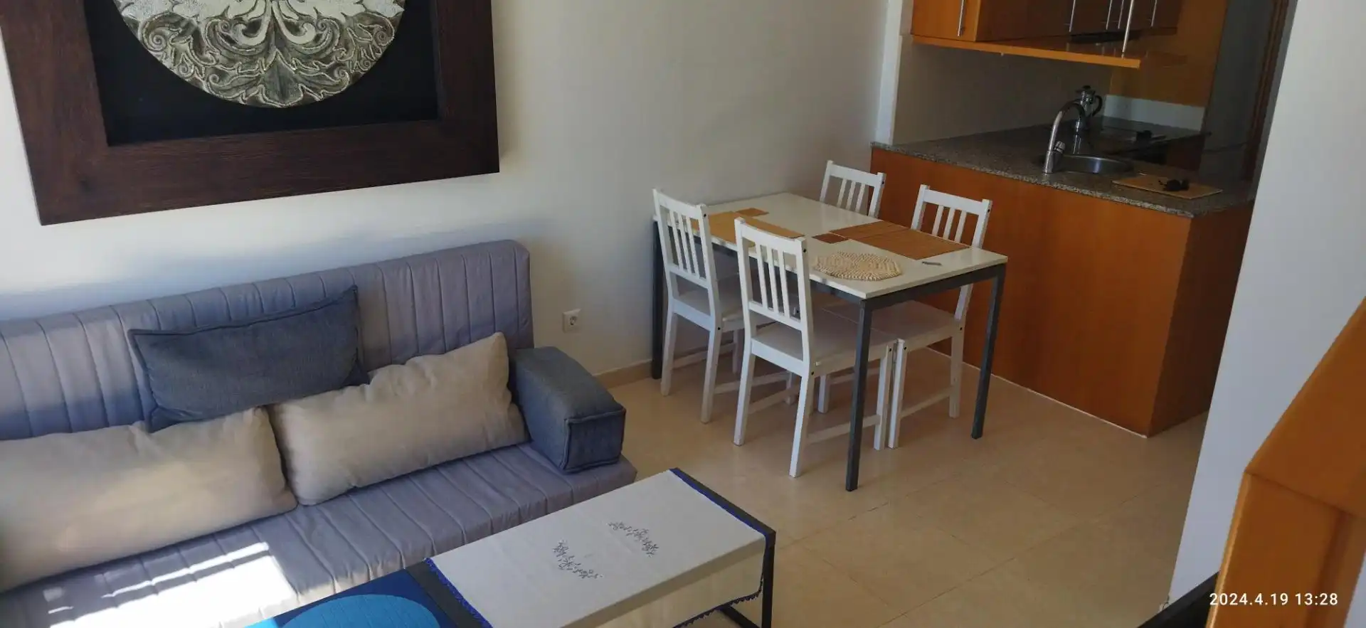 Sala de estar de Ático de alquiler en Altafulla