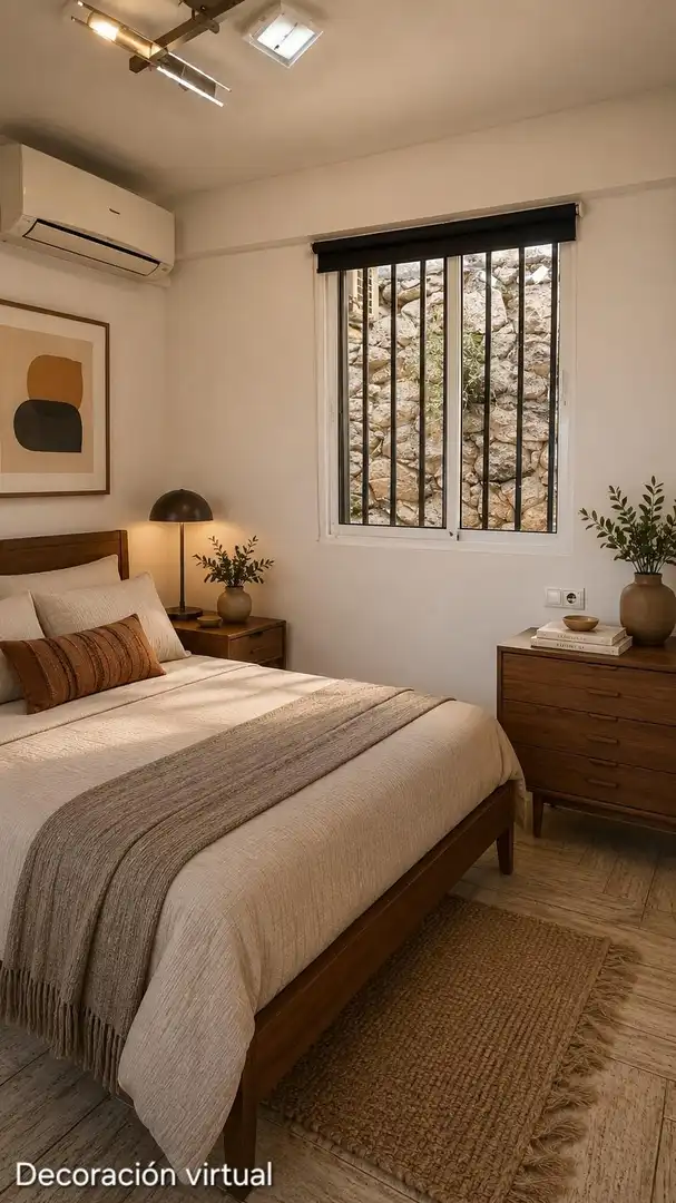 Dormitori de Apartament en venda en Málaga amb Aire condicionat, Calefacció i Terrassa