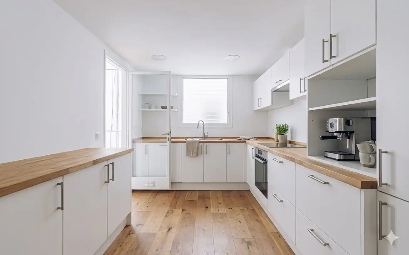 Cocina de Ático en venta en Barcelona con Calefacción y Terraza