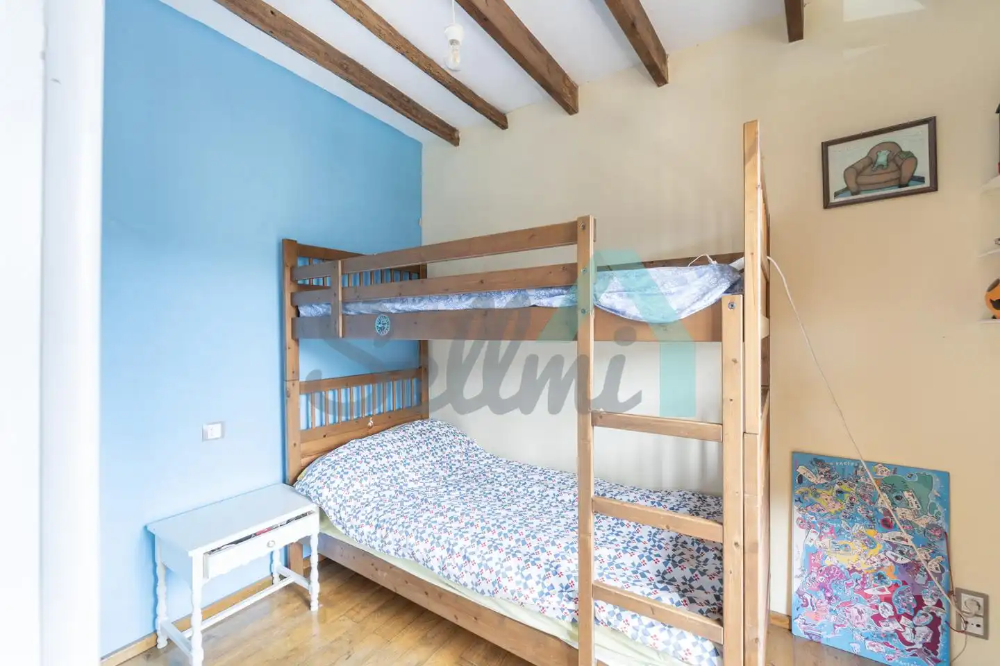 Schlafzimmer von Einfamilien-Reihenhaus zum Verkauf in Carreño mit Heizung, Privatgarten und Parkett