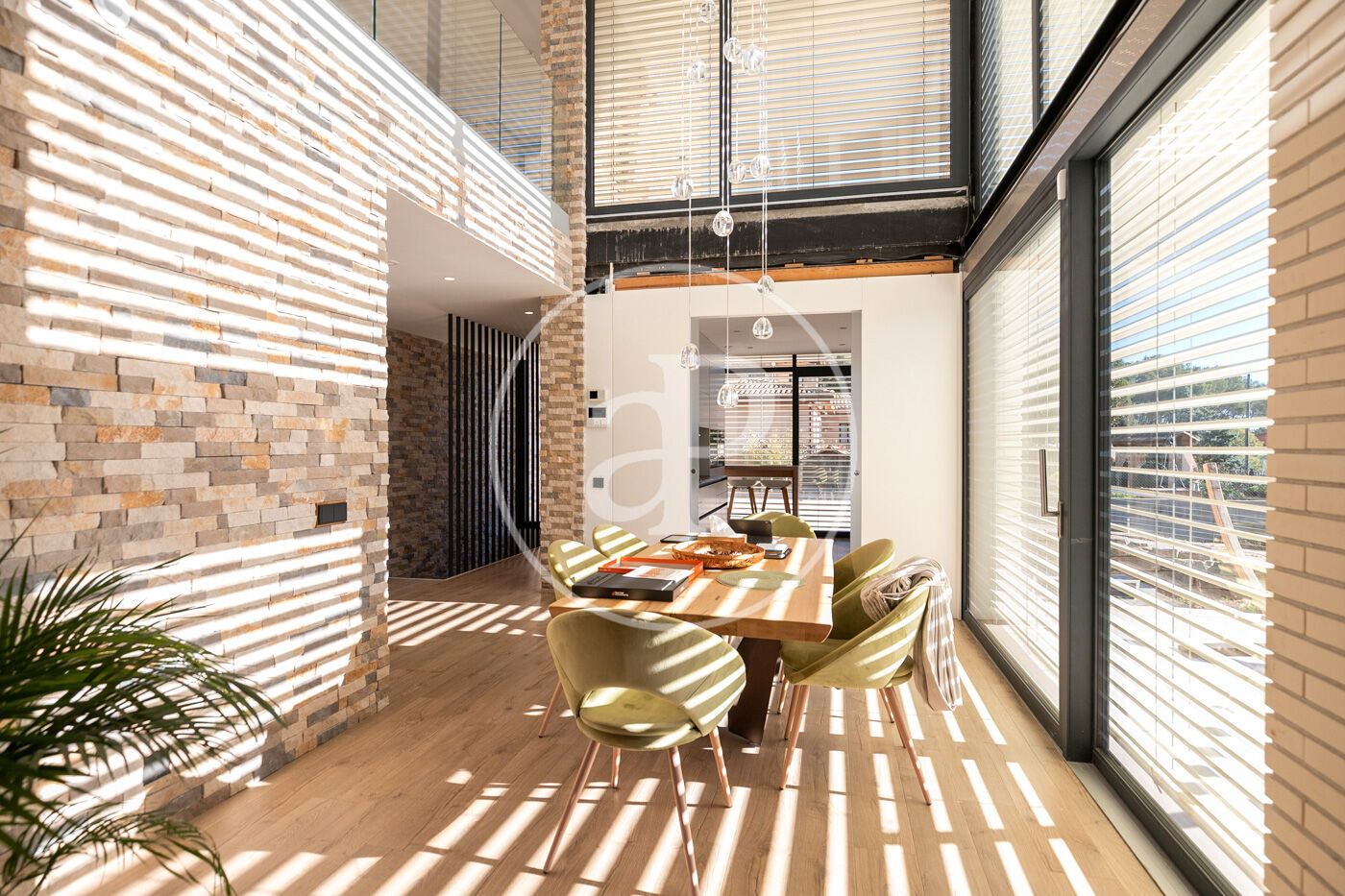 Menjador de Casa o xalet en venda en Begues amb Aire condicionat, Calefacció i Jardí privat