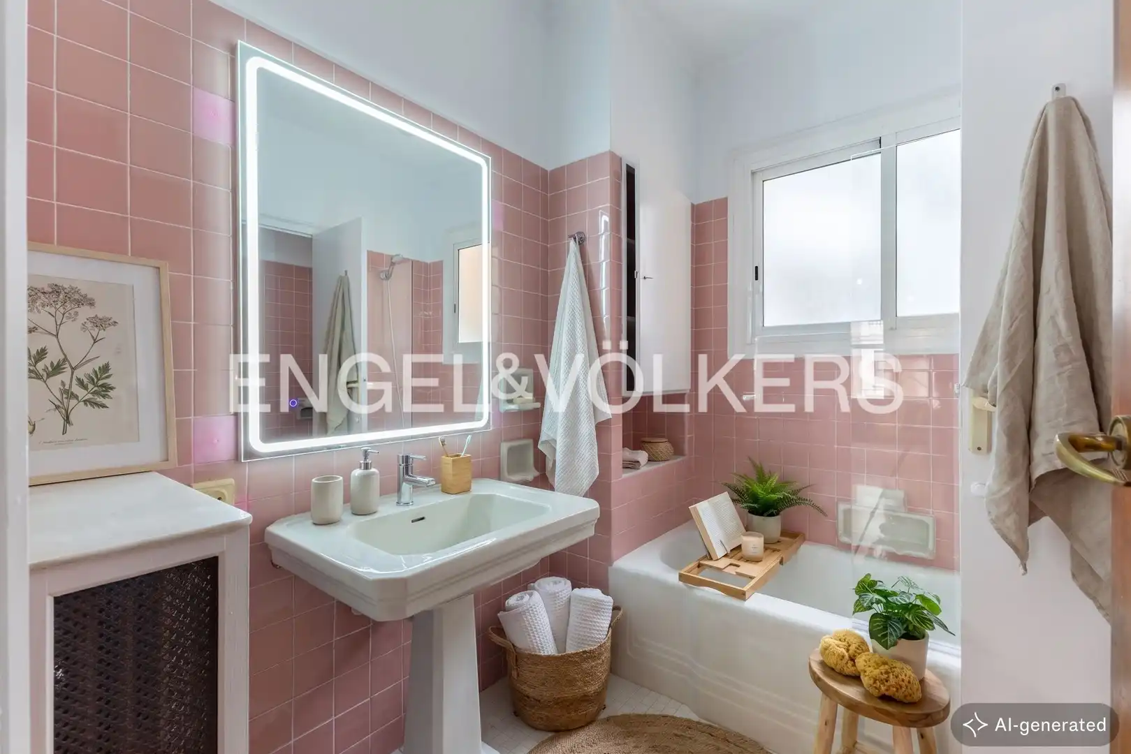 Bathroom of Flat for rent in Valencia  with Air Conditioner, Heating and Terrace