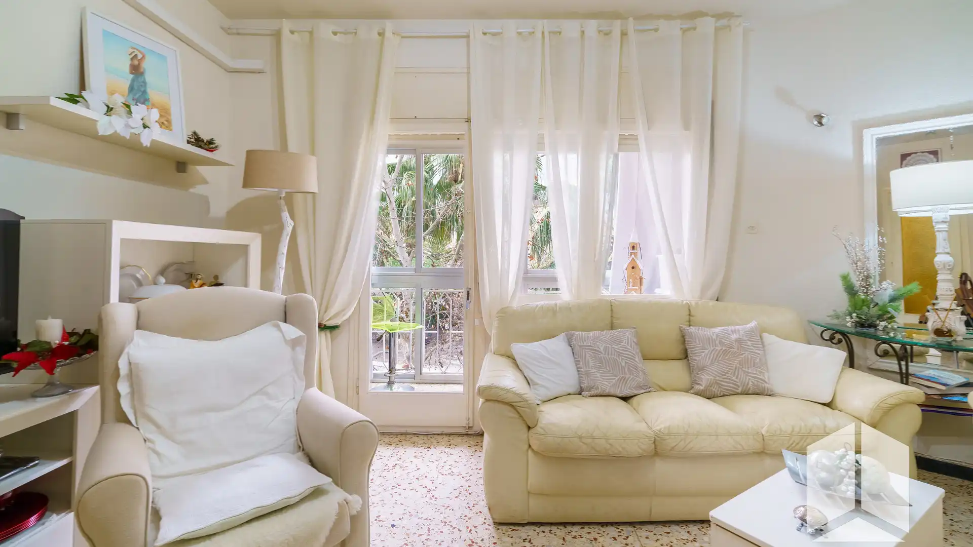 Sala de estar de Piso en venta en Castelldefels con Calefacción y Balcón