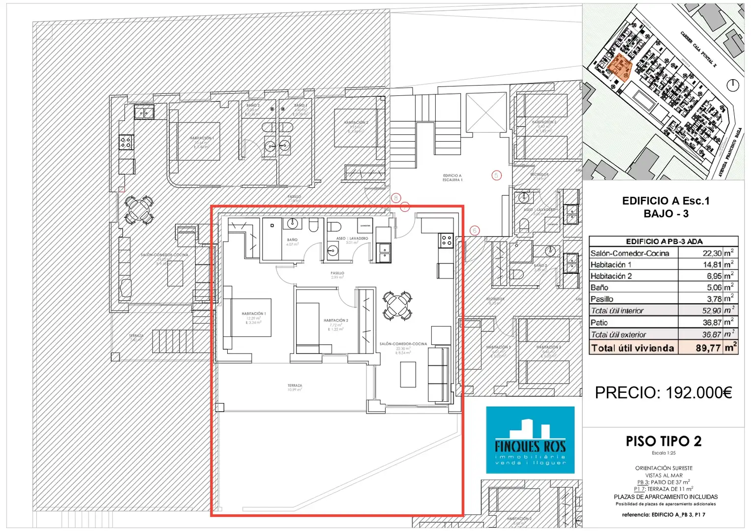 Apartamento con piscina en venta en Cala del Puntal, imagen 17