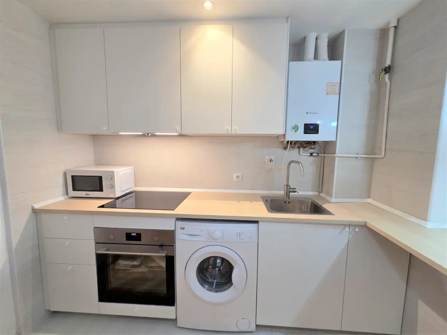Cocina de Apartamento de alquiler en Villanueva del Pardillo con Calefacción, Parquet y Horno