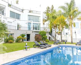 Exterior view of House or chalet for sale in Málaga Capital  with Air Conditioner, Heating and Private garden