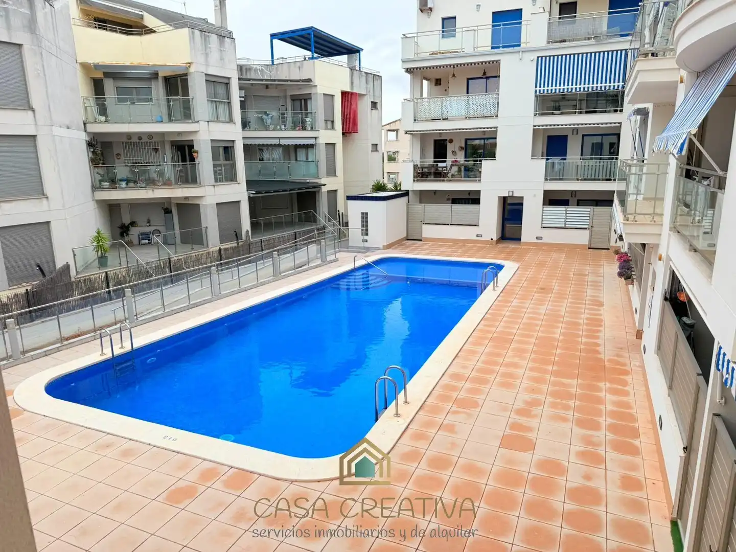 Swimming pool of Apartments for rent in Puçol  with Air Conditioner, Private garden and Furnished