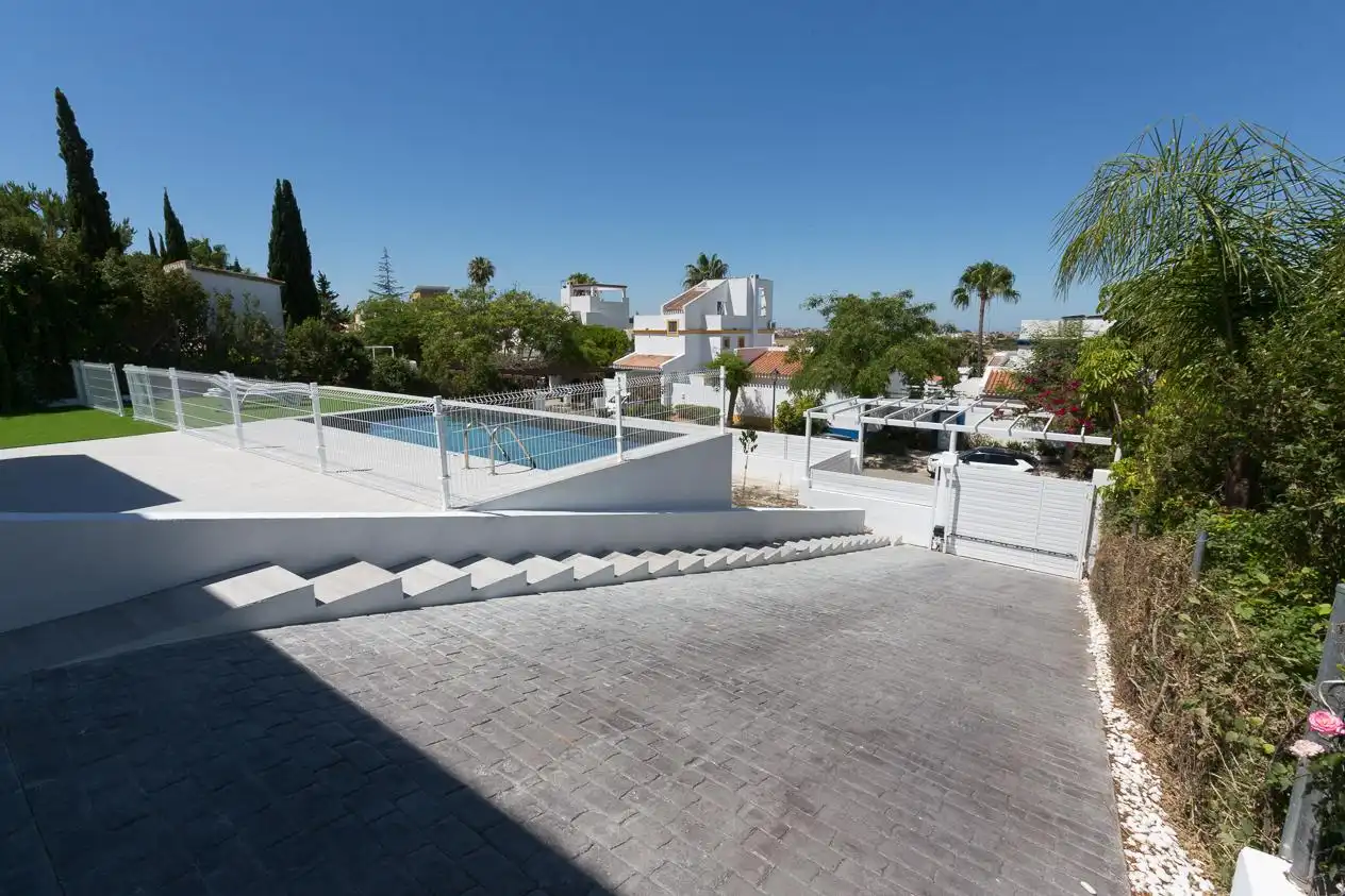 Terraza de Casa o chalet de alquiler en Sanlúcar de Barrameda con Aire acondicionado, Jardín privado y Terraza