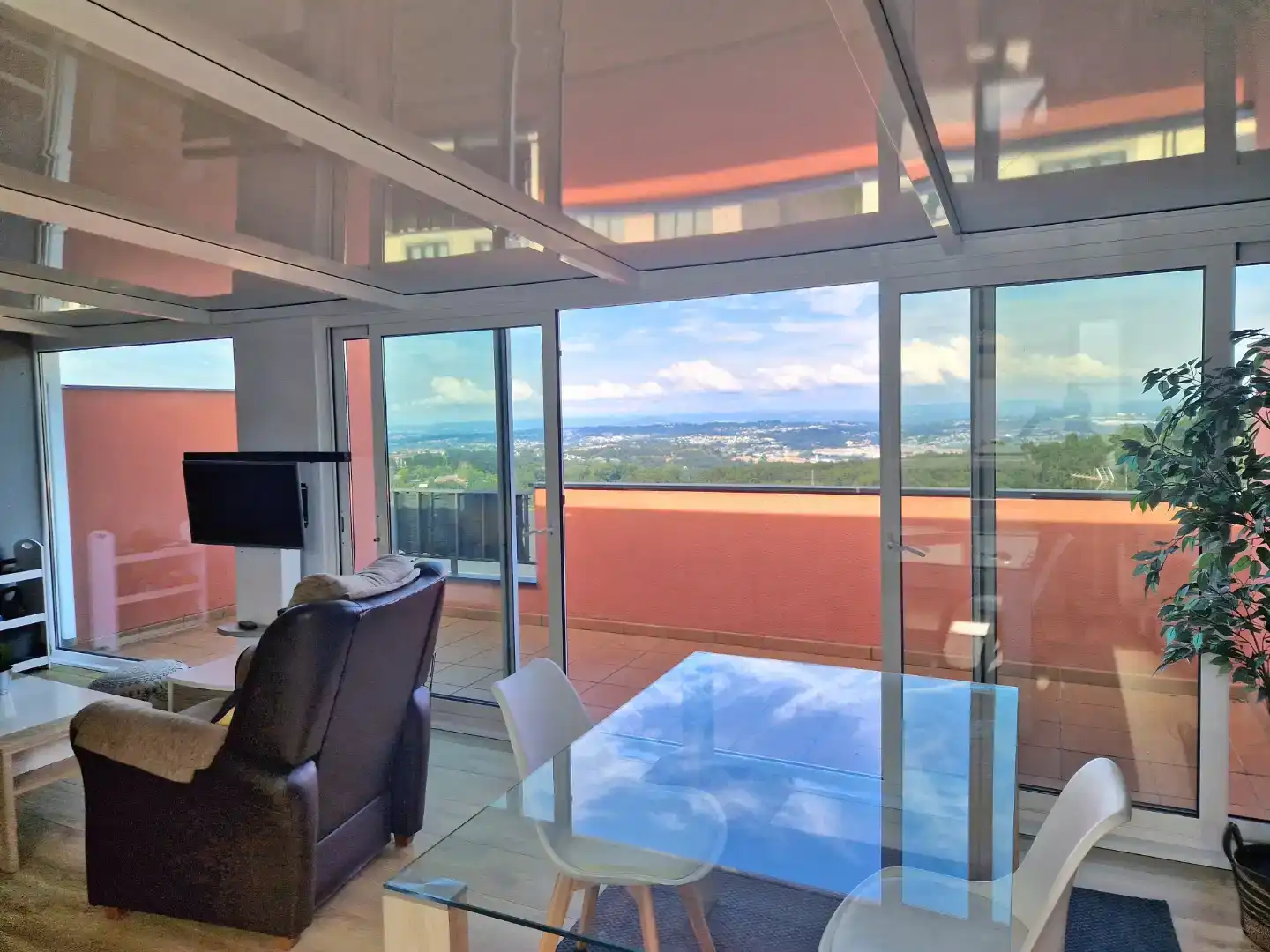 Terrassa de Casa o xalet en venda en A Coruña Capital  amb Balcó